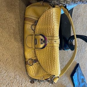 Kathy Van Zeeland yellow purse. Super nice. Brand new!